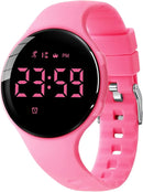 Kids Watches for Girls Boys Digital Sport Watch with Step Counter Pedometer Vibration Alarm Clock, No App Waterproof Fitness Tracker Kids Watch Boys Girls Teens Students Ages 5-16 by TinyTreasures Baby Boutique