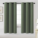H.VERSAILTEX Blackout Curtains for Bedroom Thermal Insulated Room Darkening Living Room Curtains 72 Inch Long Grommet Privacy Protection Window Curtain Panels for Nursery, 2 Panels, Bronze Green by CozyNest Decor