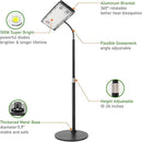 LBW Grow Light for Indoor Plants, Full Spectrum Desk LED Plant Light, Small Grow Lamp with On/Off Switch, Height Adjustable, Flexible Gooseneck, Ideal for Indoor Growth by GreenHaven Gardens