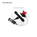 1/2 Inch Irrigation Venturi Fertilizer Kit Mixer Injectors Tube Switch Filter by GreenHaven Gardens