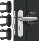 Child Proof Door Lever Lock, 3 Pack Door Locks for Kids Safety, Door Knob Child Proof, Baby Proofing, 3M Adhesive, Door Handle Child Proof, Baby Safety Locks for Toddlers (Black) by TinyTreasures Baby Boutique