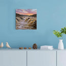 The surging waterfall scenery in the canyon is suitable for posting in the living room bedroom and office landscape posters by CozyNest Decor