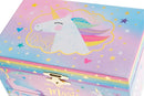 Jewelkeeper Unicorn Musical Jewelry Box for Little Girls - Kids Jewelry Box with Pullout Drawer - Music Jewellery Box with Necklace and Bracelet - Gift Set for Kids - Children's Jewellery Storage Case by TinyTreasures Baby Boutique