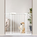 Walk Through Baby Gate 29-43.5 Inch Wide for Stairs Tension Pet Dog Gates Indoor for Doorways No Drilling Pressure Mounted Pet Gates for Kids by TinyTreasures Baby Boutique