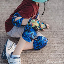 Soft-Style Kids Knee and Elbow Pads with Bike Gloves, Flexible Impact-Resistant Gear for Ages 2-11, Designed for Balance Bikes, Roller-Skating, and Skateboarding by TinyTreasures Baby Boutique