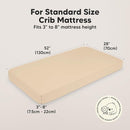 KeaBabies 2-Pack Organic Crib Sheets for Boys, Girls - 52x28 Fitted Crib Mattress Sheet Neutral, Breathable Jersey Cotton Cover for Baby Bed, Toddler Mattress, Soft & Cute Prints (Rust) by TinyTreasures Baby Boutique