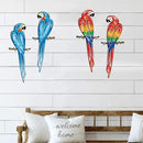 EiGreen Metal Bird Wall Art Decor 3D Outdoor parrot Sculpture, Hanging Decor Metal Wall Decor Suitable for Gardens Fence Patio Living Room Bedroom Yard Decor by GreenHaven Gardens
