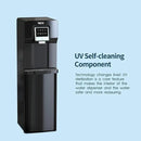 VECYS Bottom Loading Water Cooler with Ice Maker, Cold Water Supply with 18LBS Daily Ice Making, Compatible with 3 or 5 Gallon Bottles, Ideal for Home and Office (No Hot Water) by CozyNest Decor