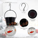 Starsoul Snowman Solar Lanterns, Christmas Outdoor Hanging Lantern Waterproof Decorative Snowman Lamps Decor for Garden, Patio, Yard, Porch, Xmas Holiday Party Decor (Pinecone) by GreenHaven Gardens
