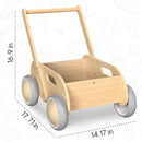 2025 HOMEKOL Wooden Baby Walker, Baby Walker, Adjustable Speed for Boys and Girls, Baby Activity Center, Birthday, Christmas and New Year's Gift, Log Color by TinyTreasures Baby Boutique