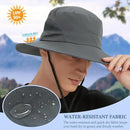 Fishing Hat, UPF50+ Wide Brim Sun Hat for Men Women, UV Protection Hiking Beach Bucket Hats Summer Safari Hat by GreenHaven Gardens