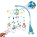 Mini Tudou Baby Musical Mobile Crib with Music and Lights, Timing Function, Projection, Take-Along Rattle and Music Box for Babies Boy Girl Toddler Sleep by TinyTreasures Baby Boutique