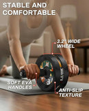 VINSGUIR Ab Roller Wheel, Abs & Core Workout Equipment for Home Gym with Knee Pad Accessories, Abdominal Wheel for Full-body Strength Training by CozyNest Decor