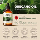 Kukka Oregano Essential Oil for Skin - 4 Fl Oz - 100% Pure Natural, Earthy & Herbaceous Scent, Perfect for Mother's Day Gifts, Diffuser, Nails, Candle & Soap Making DIY by CozyNest Decor