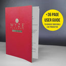 Undated Daily Planner – 3-Month A5 Productivity Organizer with Full Page Per Day, Hourly Schedule, Goal Setting, Habit Tracker, Weekly & Monthly Pages – Hardcover Time Management Notebook (Red) by TinyTreasures Baby Boutique