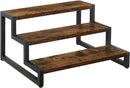 YINMIT Tiered Display Stand Riser Shelf, Wooden Spice Rack Organizer for Countertop, 3 Tier Kitchen Counter Shelf by CozyNest Decor