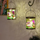 Starsoul 2 Pack Hanging Solar Lantern Outdoor Waterproof Glass Dragonfly Decorative Solar Lights for Outside Garden Yard Table Patio Decor by GreenHaven Gardens