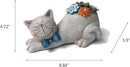 Cat Garden Figurines Outdoor Decor Solar Statue with Succulent and LED Lights for Patio Lawn Yard Art Decoration Housewarming Garden Gift by CozyNest Decor