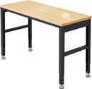 48” Adjustable Workbench，Heavy Duty Wood Work Bench 2000 Lbs Load Capacity,Work Table for Garage, Workshop, Office, Home by GreenHaven Gardens