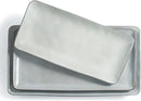 famiware Serving Platter, Rectangular 15.67/14.1/12.6inch Serving Dishes for Entertaining, Reactive Glaze, Stoneware Serving Trays for Party, Food, Turkey, Snack, Cheese, Ocean Series, Grey by CozyNest Decor