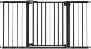 BABELIO 36-57" Extra Wide Baby/Dog Gate, Auto Close for The House, Stairs and Doorways, Pressure Mounted for Pet with Large Walk Thru Door, No Need Tools and Drilling, Black by TinyTreasures Baby Boutique