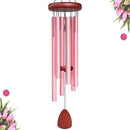 Large Aluminium Wind Chimes Outside, Soothing Melodic Memorial Sympathy Wind Chime, Suitable Outdoor Garden Decor, Gift for Mom Women Neighbors (Pink Wind Chimes-36) by CozyNest Decor