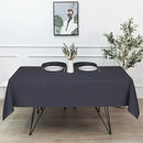 sancua Rectangle Tablecloth - 70 x 90 Inch - Stain and Wrinkle Resistant Washable Polyester Table Cloth, Decorative Fabric Table Cover for Dining Tables, Buffet Parties and Camping, Grey by CozyNest Decor
