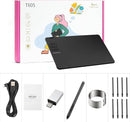 T605 Drawing Tablet 6.7x4 inch Graphic Digital Drawing Tablet with 8192 Pen Pressure 6 Customized Hot Keys Art Tablet for OSU Online Teaching Designing Beginners Work with Mac PC Android by TinyTreasures Baby Boutique