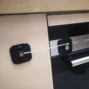YEYA Upgraded Refrigerator Locks for Adults, Drawer Lock with Key, Cabinet Lock for Baby Proofing 2 Pack Black by TinyTreasures Baby Boutique