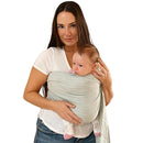 Hip Baby Wrap Ring Sling Baby Carrier for Infants and Toddlers - 100% Soft Cotton Baby Wraps Carrier for Babies 8-35 lbs - Perfect Baby Shower Gifts Moms and Dads - Nursing Cover (Kiwi Honeycomb) by TinyTreasures Baby Boutique