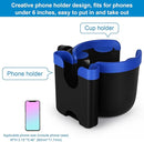 Accmor Stroller Cup Holder with Phone Holder, Bike Cup Holder, Universal Cup Holder for Uppababy Nuna Doona Strollers, 2-in-1 Cup Phone Holder for Stroller, Bike, Wheelchair, Walker, Scooter by TinyTreasures Baby Boutique