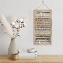 1 Corinthians 13:4-8 Inspirational Hanging Wood Decor Sign, Printed Wood Sign, Love is Patient, Love is Kind Quote, Hanging Bible Verses Woods Wall Signs, Rustic Home Decor Signs, Christian Gift E1 by CozyNest Decor