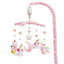 Baby Crib Mobile - Unicorn Crib Mobile for Girls with 25 Inches Mobile Arm and 35 Lullabies Musical Box, 3 Modes Digital, Volume Control, Essential Gift for Infant Bedroom Hanging Decor by TinyTreasures Baby Boutique