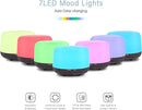 300ML Remote Control Air Diffusers for Essential Oil, Aroma Ultrasonic Scent Diffuser, Aromatherapy Humidfier Diffuser, 7 Color Changing LED Light, Auto-Off, Timer for Home, Room, Office, Kids by TinyTreasures Baby Boutique