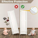 Anti Tip Furniture Anchors for Baby Pet Proofing,Furniture Wall Anchor Furniture Dresser Bookshelf Falling Prevention Device for Children (White) by TinyTreasures Baby Boutique