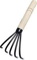 Garden Guru Hand Rake Cultivator Claw Soil Tiller - Military Grade Steel - Rust Resistant - 5 Tine Japanese Ninja Claw - Comfortable Wood Handle - Perfect Pulverized and Aerated Soil (2 Pack) by GreenHaven Gardens