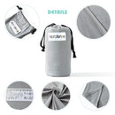 Acrabros Baby Wrap Carrier,Hands Free Baby Carrier Sling,Lightweight,Breathable,Softness,Perfect for Newborn Infants and Babies Shower Gift,Grey by TinyTreasures Baby Boutique