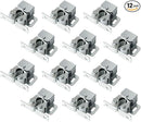 Alise Cabinet Door Latch,Cupboard Closet Doors Catch Closer Double Ball Roller Latches,Cold Rolled Steel Silver CA1000LS-12P(Pack of 12) by TinyTreasures Baby Boutique