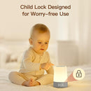 REACHER Sleep Trainer Alarm Clock for Kids, Night Light, White Noise Machine and OK to Wake Clock for Toddlers at Home or Travel, App-Free, Rechargeable by TinyTreasures Baby Boutique