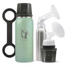 CERES CHILL OG Breastmilk Chiller, Reusable Storage Container, Up to 34 oz. - Bottle Cooler Keeps Milk at Safe Temperatures for Up to 20 Hours, Connects w/Most Pumps (Zen Green) by TinyTreasures Baby Boutique