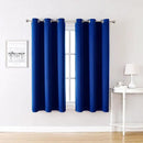 ChrisDowa Grommet Blackout Curtains for Bedroom and Living Room - 2 Panels Set Thermal Insulated Room Darkening Curtains (Royal Blue, 38W x 54L) by CozyNest Decor