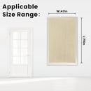 Self Adhesive Portable Blackout Curtains for Bedroom Easy to Install Window Thermal Lnsulated Kitchen Room Darkening Small Window Curtains, Cortinas Para Cuarto, 47"W X 79"L, Beige, 1 Panel by TinyTreasures Baby Boutique