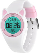 Kids Watches for Girls Boys Digital Sport Watch with Step Counter Pedometer Vibration Alarm Clock, No App Waterproof Fitness Tracker Kids Watch Boys Girls Teens Students Ages 5-16 by TinyTreasures Baby Boutique