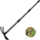Hoe Garden Tool,45 Inch Long Garden Hoe and Cultivator, Garden Hand Tiller with Long Handle,Heavy Duty Garden Tools Hoe Cultivator for Gardening,Weeding, Tilling,Lossening Soil,Planting by GreenHaven Gardens