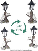 Owl Solar Lights Outdoor Garden,Solar Owls for Outdoors,Solar Powered Owl Garden Statues Decor,Unique Gifts Lights for Patio,Yard,Balcony by GreenHaven Gardens