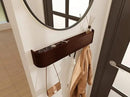 OLEEK Wall Coat Rack - Wall Shelf with Hooks - entryway Hooks - entryway Shelf - Modern Coat Rack - Wooden Coat Rack Wall Mount for Home Decor - Wooden Mount for Home Decor - Jacket Hanger by CozyNest Decor