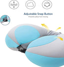 MOOB Kids Travel Pillow for Car Seat Kids U-Shape Travel Neck Pillow Support Children Stroller Pillow Blue by TinyTreasures Baby Boutique
