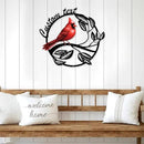 Personalized Name Garden Cardinal Metal Signs, Custom Family Name Yard Decor for Outdoor Outside, Cardinal Lawn Patio Stake Gardening Enthusiasts Grandmothers Gift by CozyNest Decor