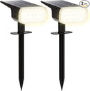 Solar Spot Lights Outdoor, 3 Lighting Modes Solar Outdoor Lights for Garden Yard Outside Landscape, 2 Pack Warm by GreenHaven Gardens