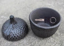 Garden Decoration Pine Cone Cast Iron Key Hider Stone Diversion Safe Key Outside Hider Hide-A-Key Holder Safely Hiding Your Spare Keys for Outdoor Garden or Yard, Geocaching by GreenHaven Gardens